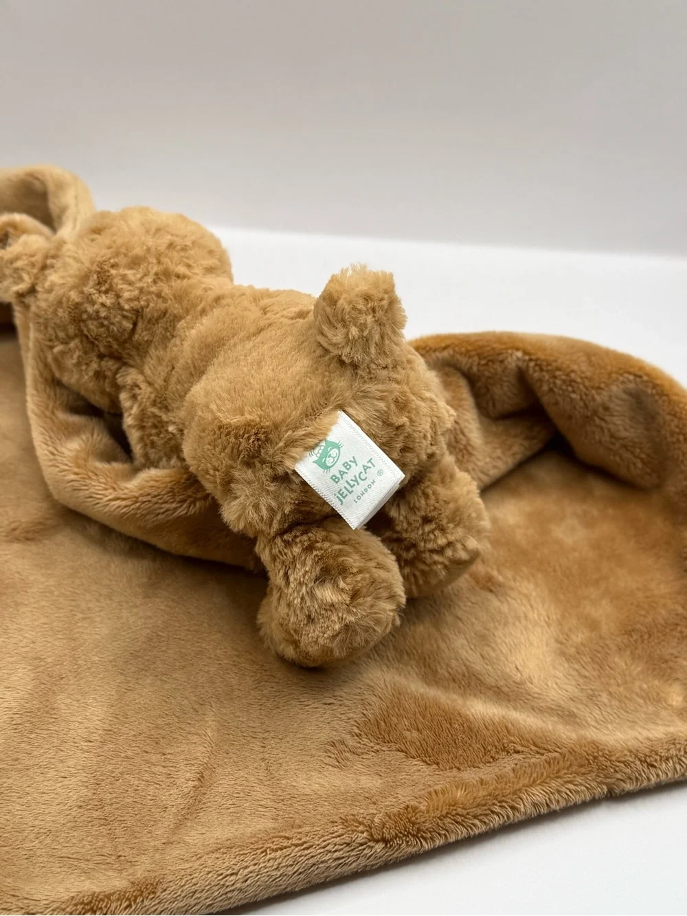 Baby Jellycat Bartholomew Bear Baby Lovey Soother Security Blanket Plush